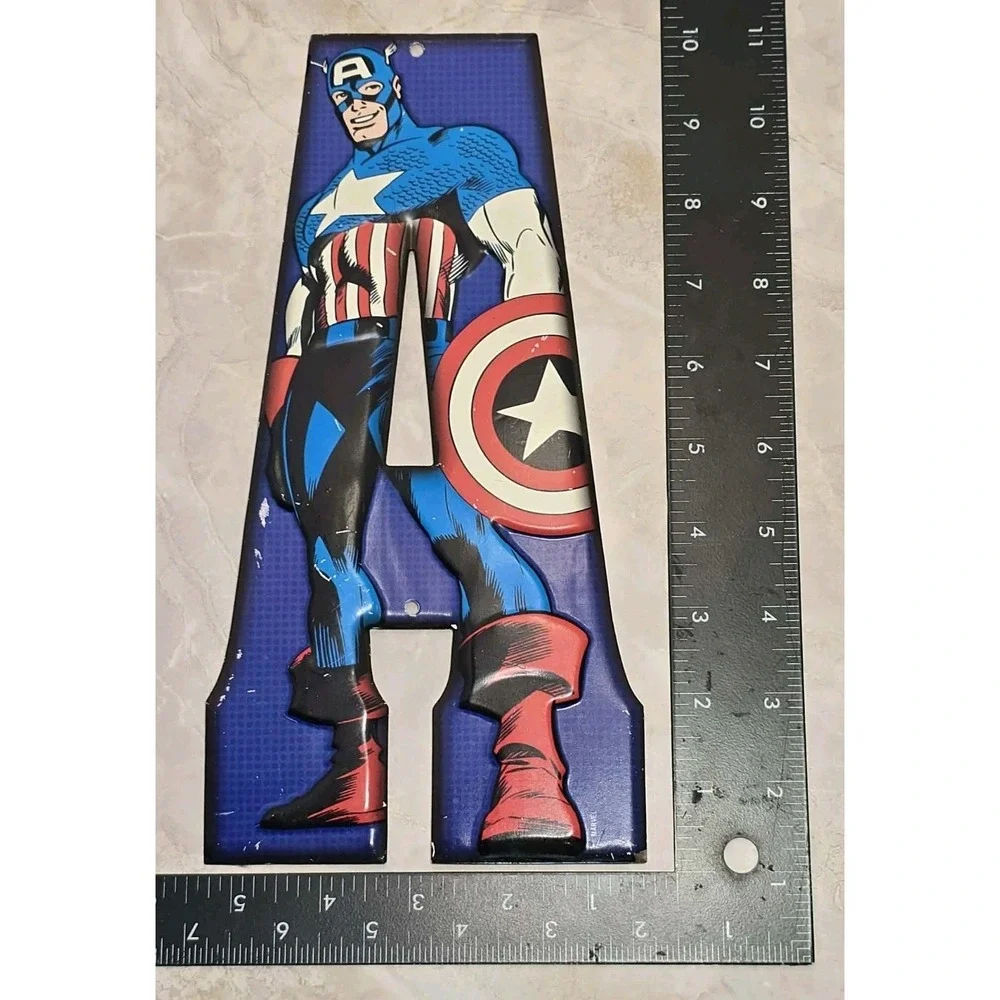 Marvel Comics AND Metal Wall‎ Letters GUC Superhero Decor Avengers Comic Art